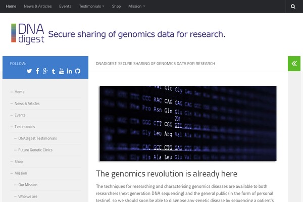 Hueman theme site design template sample