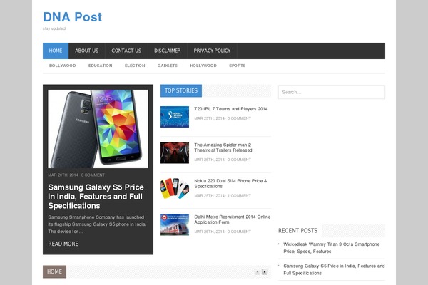 Pressimo theme site design template sample