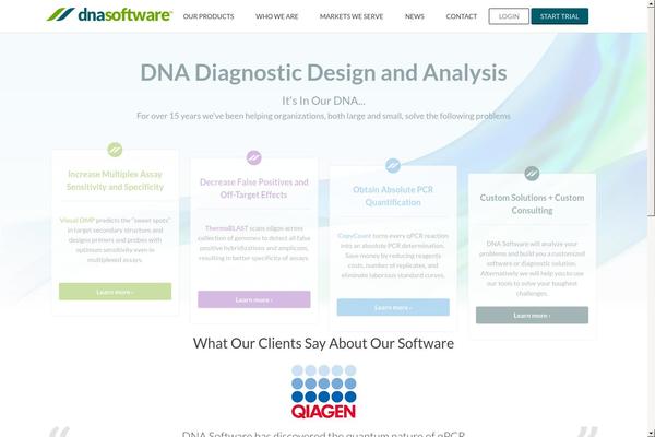 dnasoftware.com site used Dna