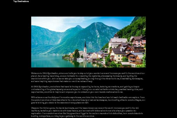 Trawell theme site design template sample