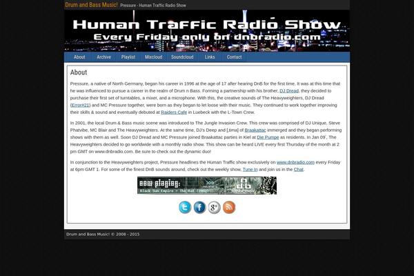 Frontier theme site design template sample