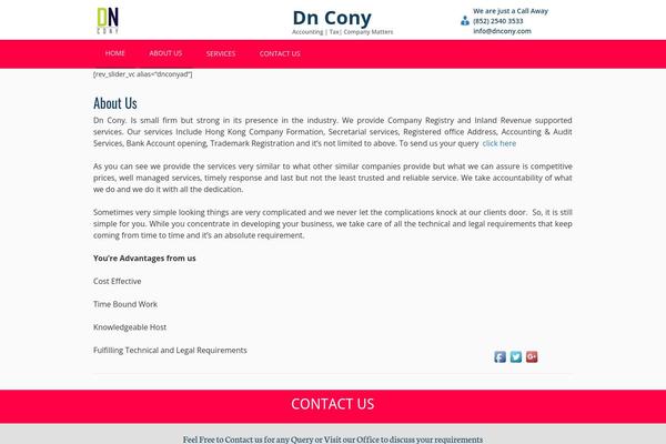 dncony.com site used Catalog-me