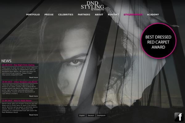 Anan theme site design template sample