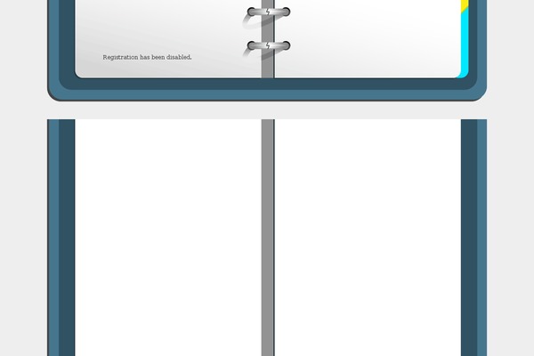 Notes theme site design template sample