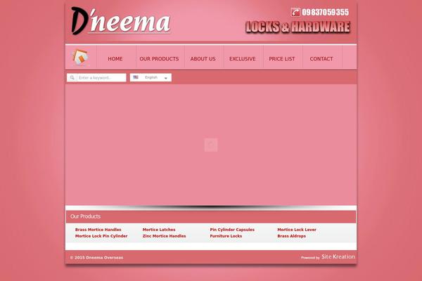 Skshop theme site design template sample