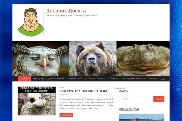 HitMag theme site design template sample