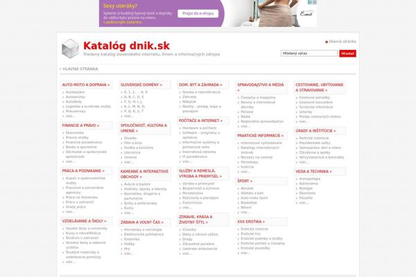 Article Directory theme site design template sample