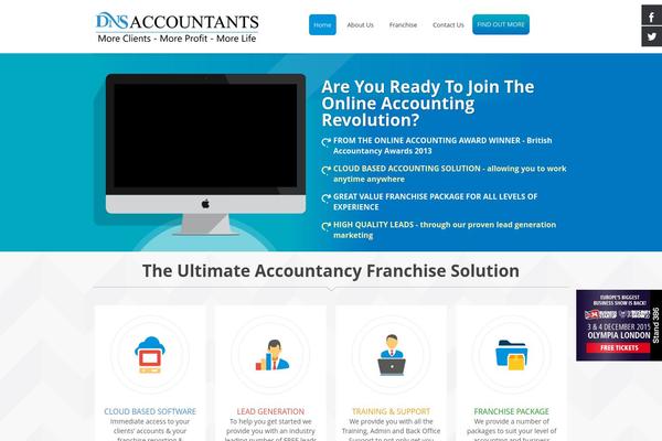 DNS theme websites examples