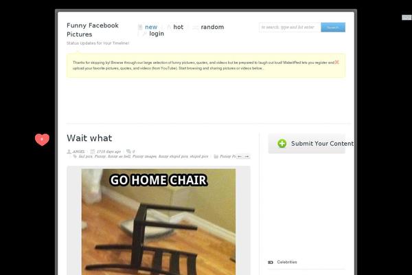 Site using Social PopUP - Facebook, Twitter & Google+ plugin