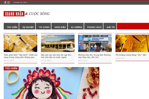 doanhnhanvacuocsong.com site used Rapidnews