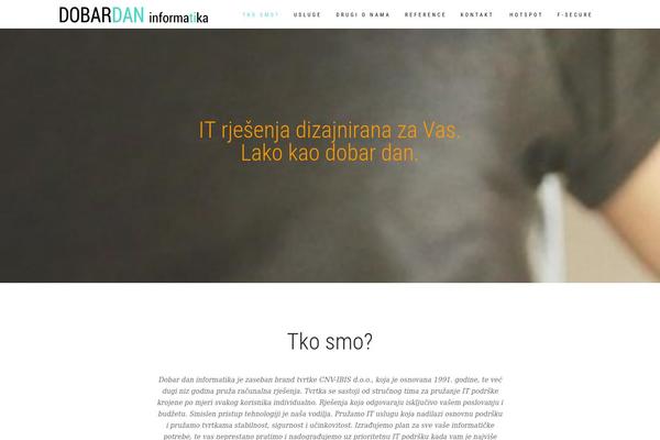 Shore theme site design template sample
