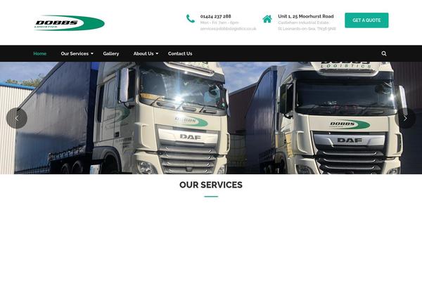 dobbslogistics.co.uk site used Wp-transpress