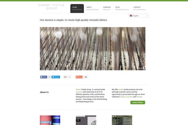 dobert-textile-group.com site used Bonsai