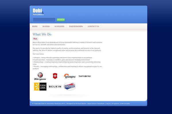 BlueSky theme site design template sample