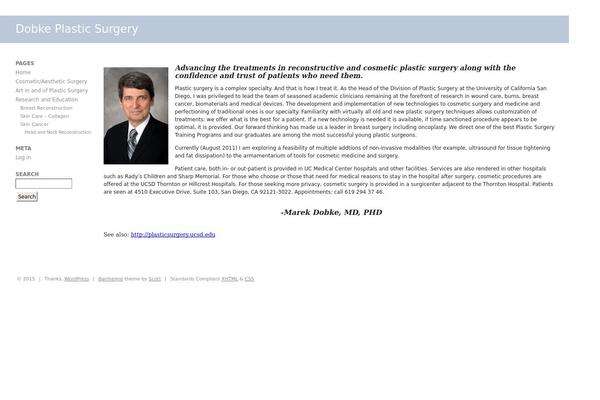 Barthelme theme site design template sample