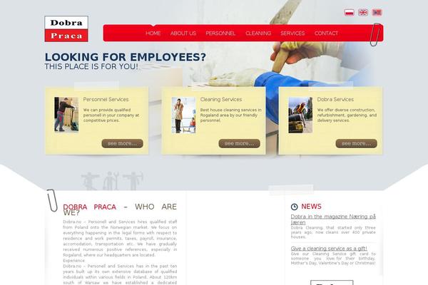 dobra.no site used Praca