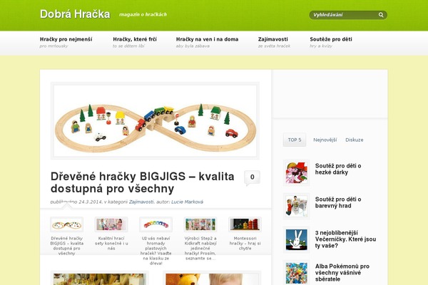 dobrahracka.cz site used Collective