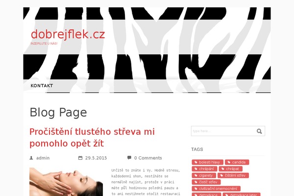 my zebra theme site design template sample