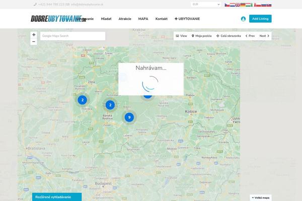 dobreubytovanie.sk site used WP Residence