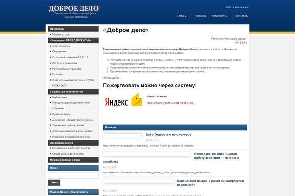 Site using Post size text changer plugin