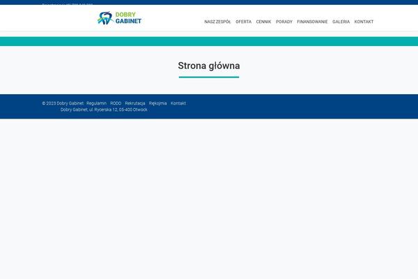 dobrygabinet.pl site used Dentysta
