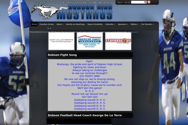 dobsonfootball.com site used Team-theme-2