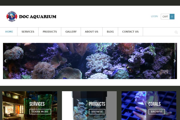 docaquarium.com site used Crux