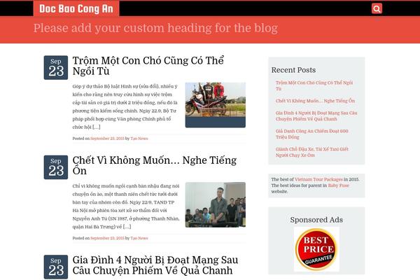 docbaocongan.com site used WriterStrap