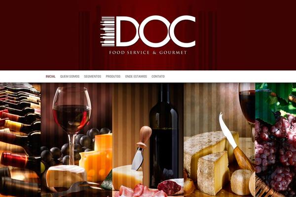 Doc theme site design template sample