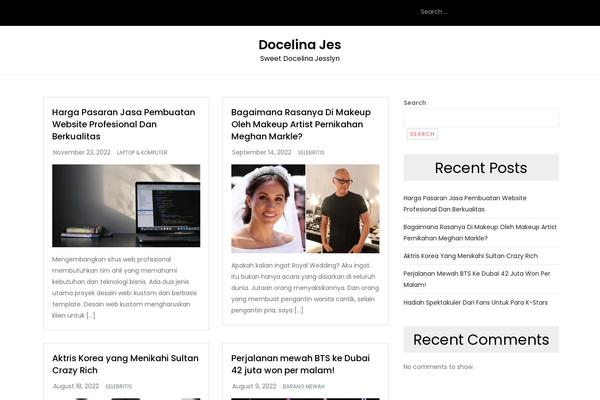 Alaska-blog theme site design template sample