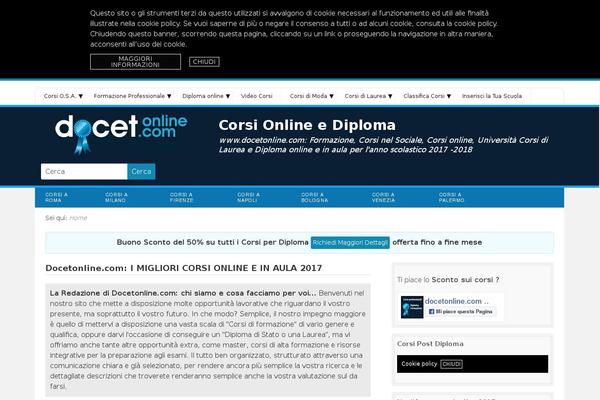 docetonline.com site used Docet-generate