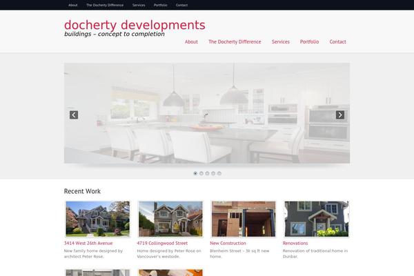 Simplicity theme site design template sample