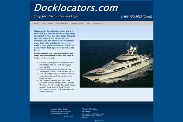 docklocators.com site used Basic Simplicity