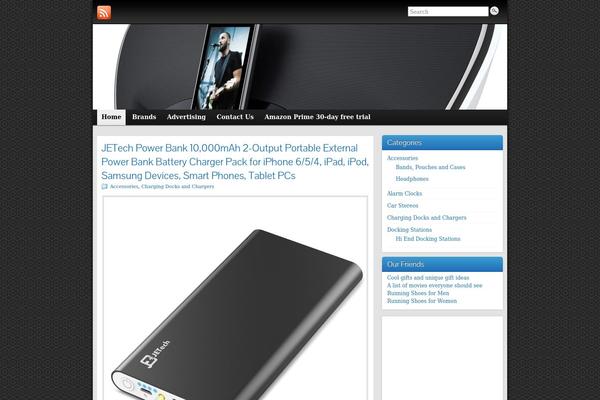 Graphene theme site design template sample