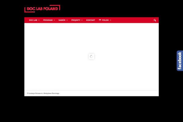 Site using Soslider-social-slider plugin