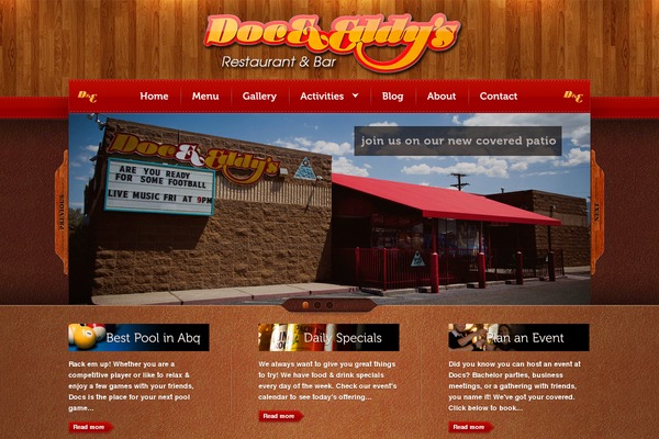 Bordeaux theme site design template sample