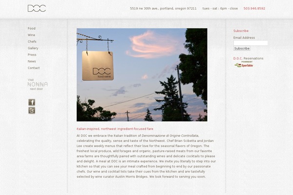doc_nonna theme websites examples