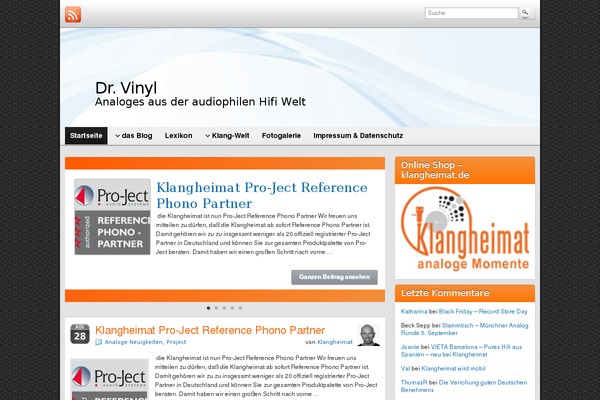 Site using BNS Corner Logo plugin