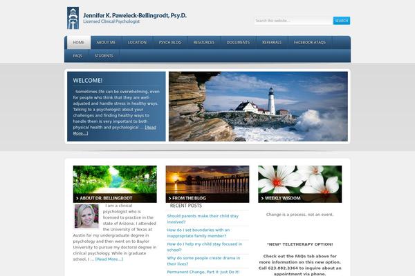 Enterprise theme site design template sample