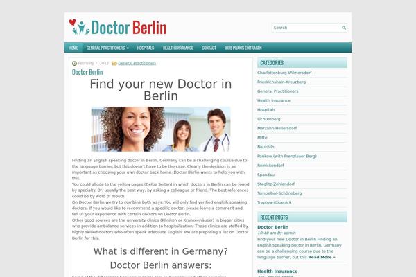 doctorberlin.de site used Healthwp