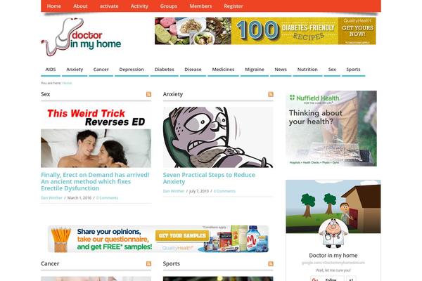MesoColumn theme site design template sample