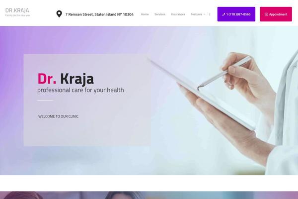 Dr-patterson theme site design template sample