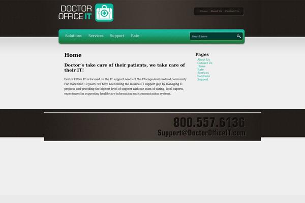 Twentyten-child theme site design template sample