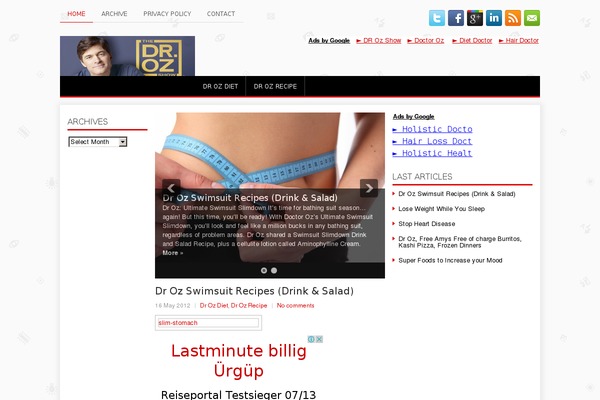 Journal theme site design template sample