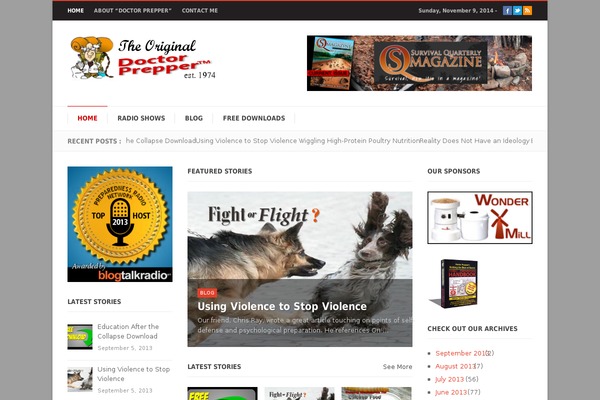 Hotnews theme site design template sample