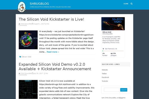 RubberSoul theme site design template sample