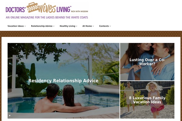 doctorswivesliving.com site used Particle
