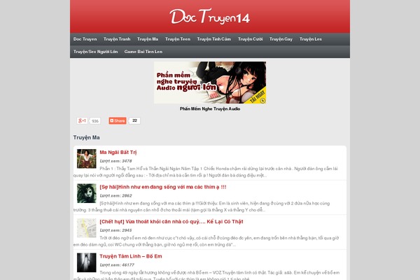 doctruyen14.com site used Doctruyen