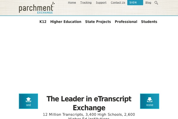 Parchment theme site design template sample