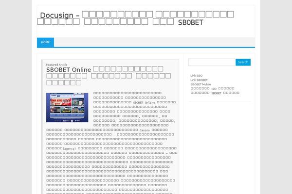 Iconic One theme site design template sample